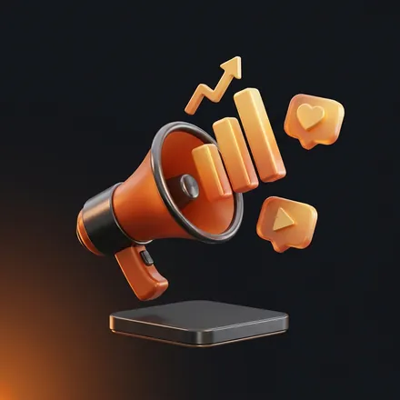 Marketing Agencies 3D illustration